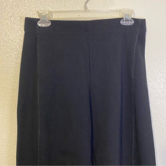 Max Studio London Black Barrel Leg Trouser Pull On Pants Size XL - Picture 2 of 4